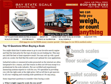 Tablet Screenshot of baystatescale.com